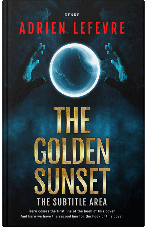 Front view of Black Pearl #29519 - Premade Fantasy Book Cover