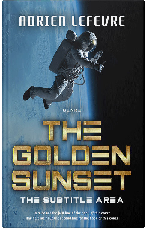 Front view of Mirage #29523 - Premade Science Fiction Book Cover