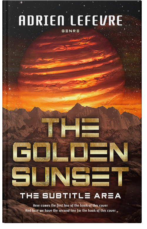 Front view of Anzac #29524 - Premade Apocalyptica Book Cover