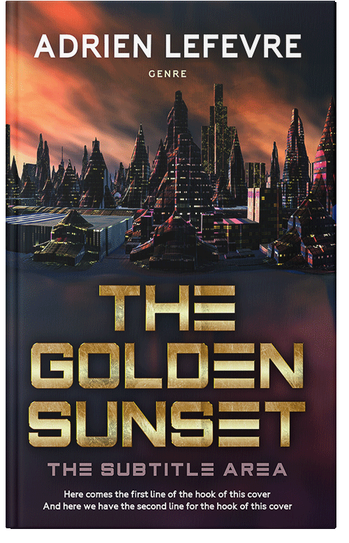 Front view of Premade Science Fiction Book Cover - Whiskey