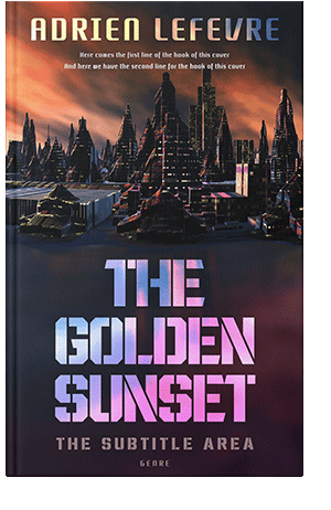 Pre Made Book Cover Thunder