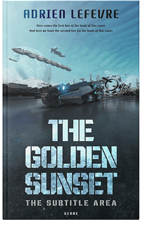 Pre Made Book Cover Outer Space