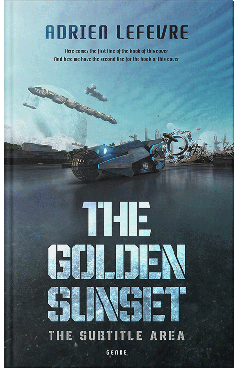 Front view of Outer Space #29527 - Premade Science Fiction Book Cover