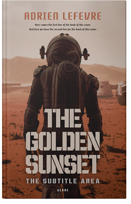 Front view of Night Rider #29528 - Premade Apocalyptica Book Cover