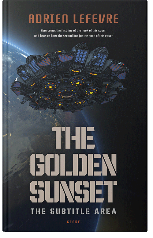 Front view of Bunker #29529 - Premade Apocalyptica Book Cover