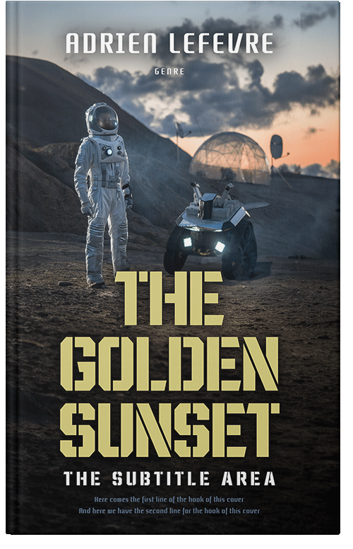 Front view of Premade Science Fiction Book Cover - Yuma