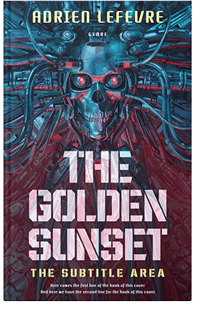 Pre Made Book Cover Ebony Clay