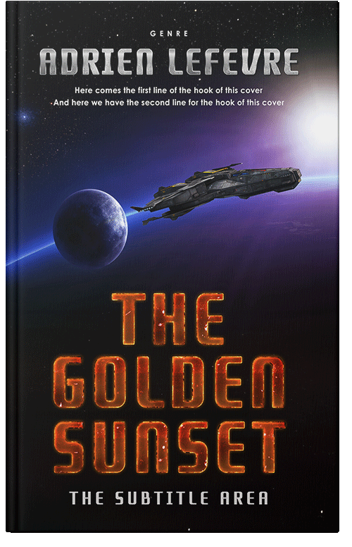 Front view of Contessa #29536 - Premade Apocalyptica Book Cover