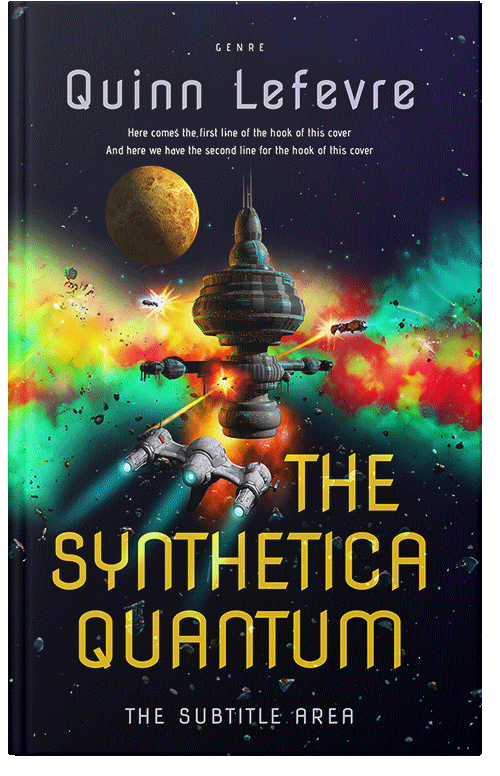 Front view of Premade Science Fiction Book Cover - Ebony