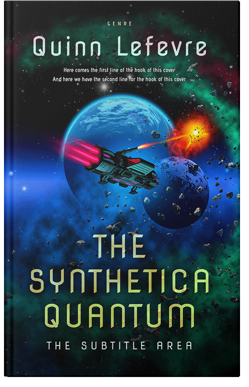 Front view of Premade Science Fiction Book Cover - Black Pearl