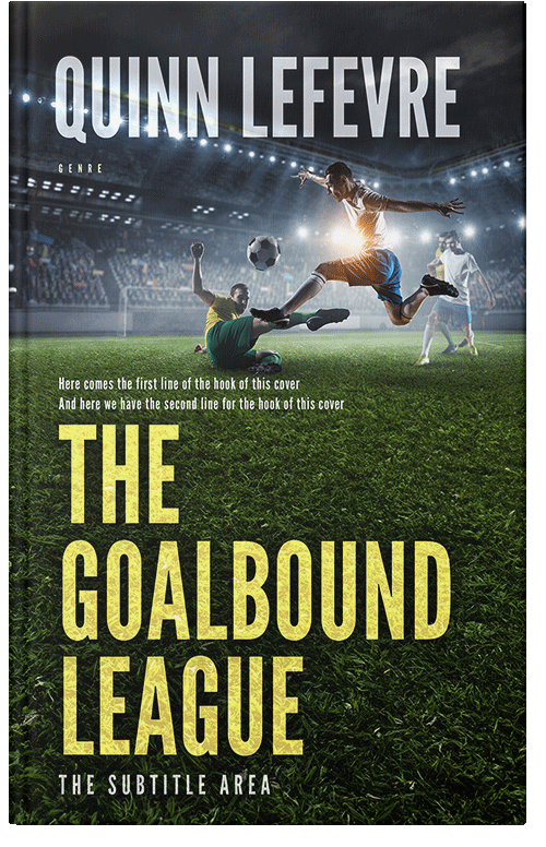 Front view of Premade Sports & Fitness Book Cover - Winter Hazel