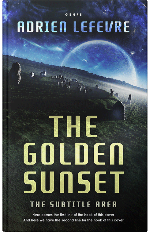 Front view of Bunker #29549 - Premade Science Fiction Book Cover