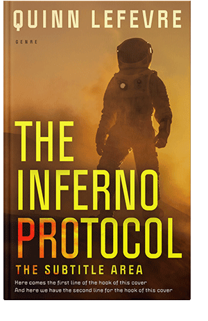 Pre Made Book Cover Desert