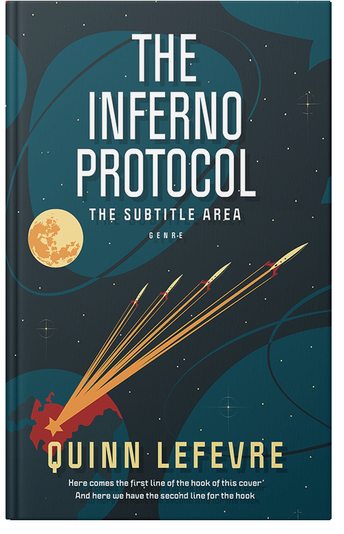 Front view of Elephant #29555 - Premade Science Fiction Book Cover