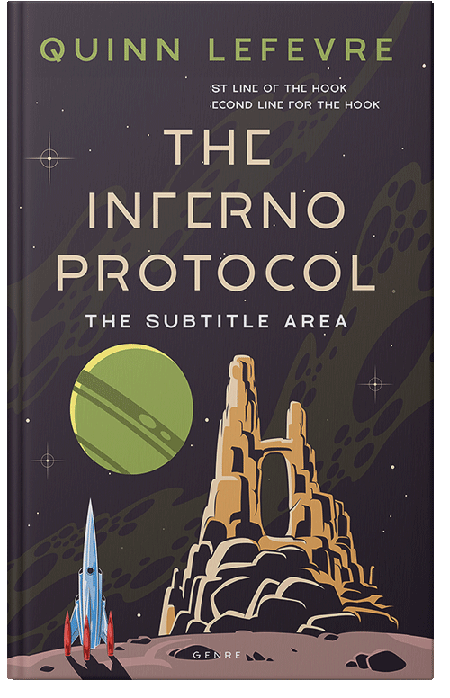 Front view of Thunder #29562 - Premade Apocalyptica Book Cover