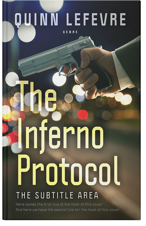 Front view of Heavy Metal #29583 - Premade Mystery & Thriller & Suspense Book Cover