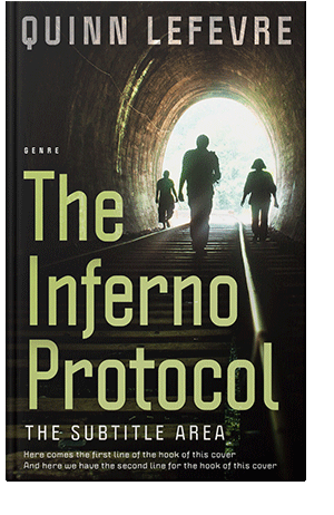 Pre Made Book Cover Green Mist