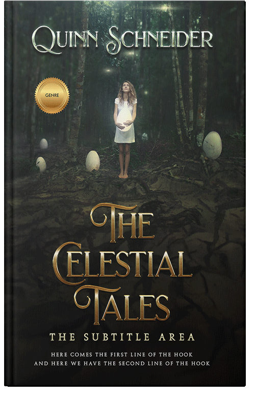 Front view of Heavy Metal #29593 - Premade Fantasy Book Cover