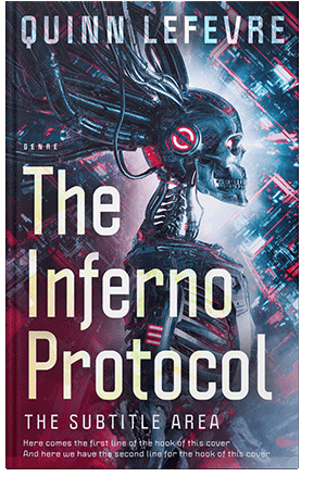 Pre Made Book Cover Ebony Clay