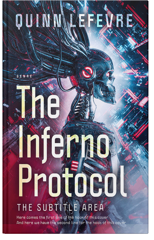 Front view of Ebony Clay #29595 - Premade Science Fiction Book Cover