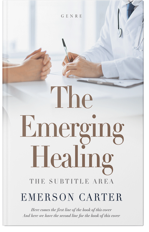 Front view of Porcelain #29607 - Premade Health & Mind & Body Book Cover