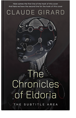 Pre Made Book Cover Cod Gray