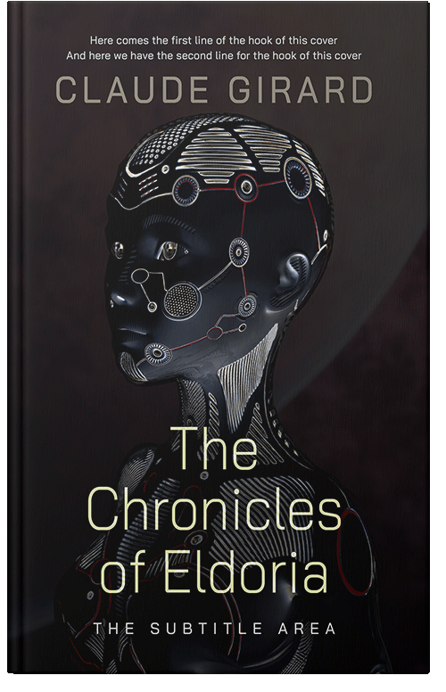 Front view of Cod Gray #29622 - Premade Science Fiction Book Cover