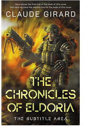 Pre Made Book Cover Black Marlin