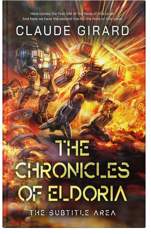 Front view of Cocoa Bean #29625 - Premade Science Fiction Book Cover