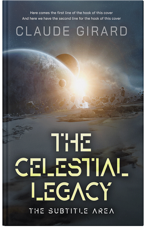 Front view of Outer Space #29632 - Premade Science Fiction Book Cover