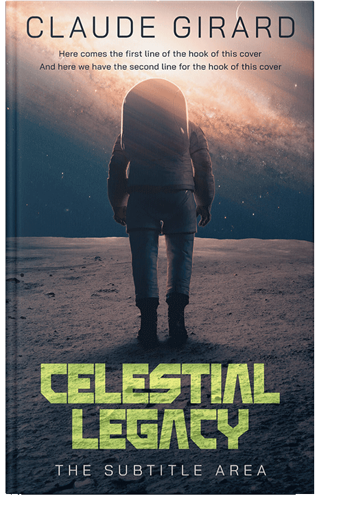 Front view of Ebony Clay #29643 - Premade Science Fiction Book Cover