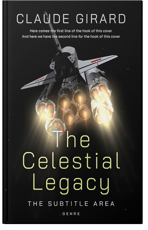 Front view of Premade Science Fiction Book Cover - Indian Khaki