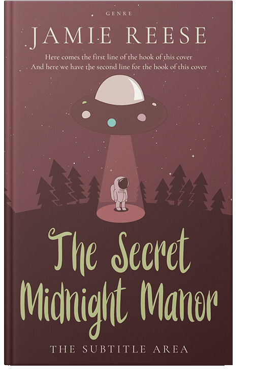 Front view of Congo Brown #29648 - Premade Science Fiction Book Cover