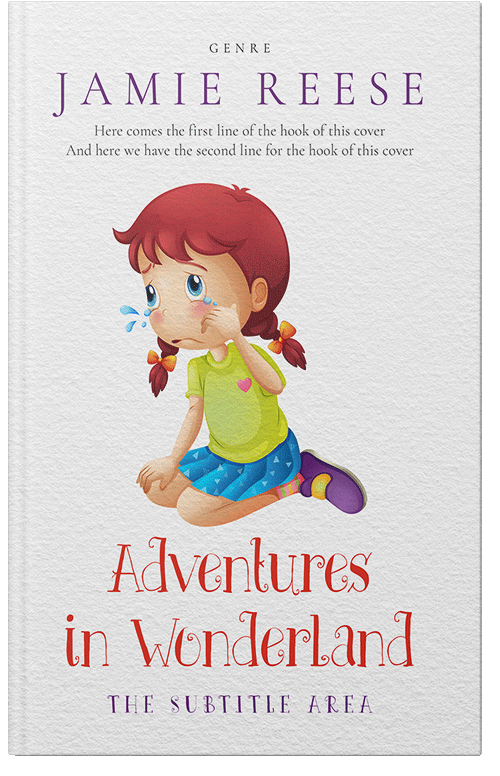 Front view of Premade Children's Book Cover - Cararra