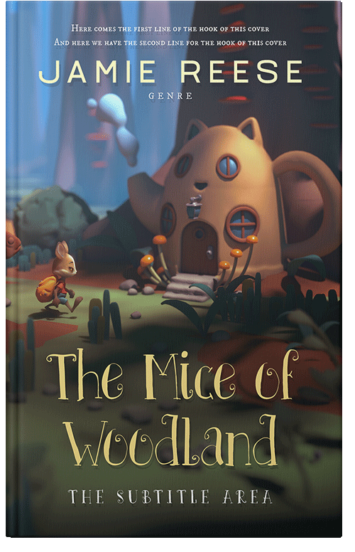 Front view of Premade Fantasy Book Cover - Heavy Metal