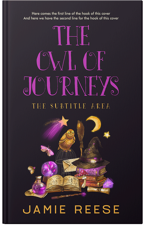 Front view of Thunder #29666 - Premade Fantasy Book Cover