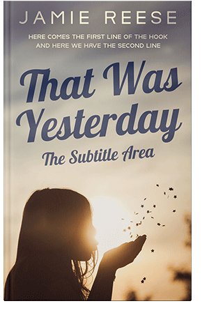 Pre Made Book Cover Soft Amber