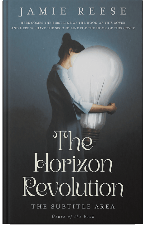 Front view of Outer Space #29690 - Premade Abstract Book Cover