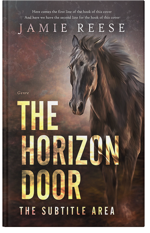 Front view of English Walnut #29698 - Premade Western Book Cover