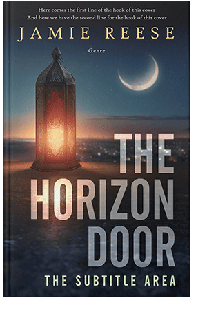 Pre Made Book Cover Ebony Clay