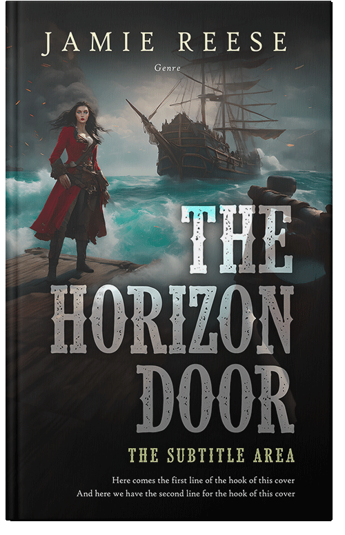 Front view of Premade Historical Book Cover - Outer Space