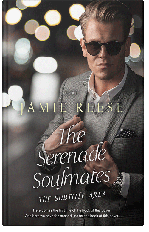 Front view of Premade Business Book Cover - Dune