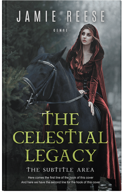 Front view of Premade Fantasy Book Cover - Woodsmoke