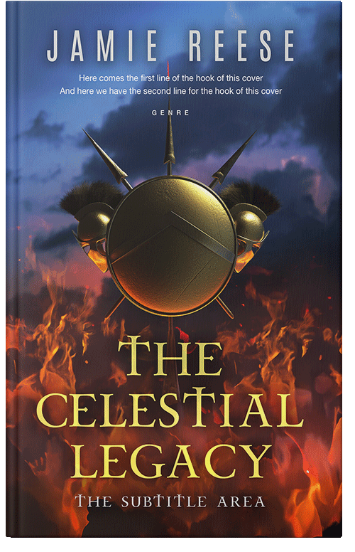 Front view of Thunder #29734 - Premade Historical Book Cover