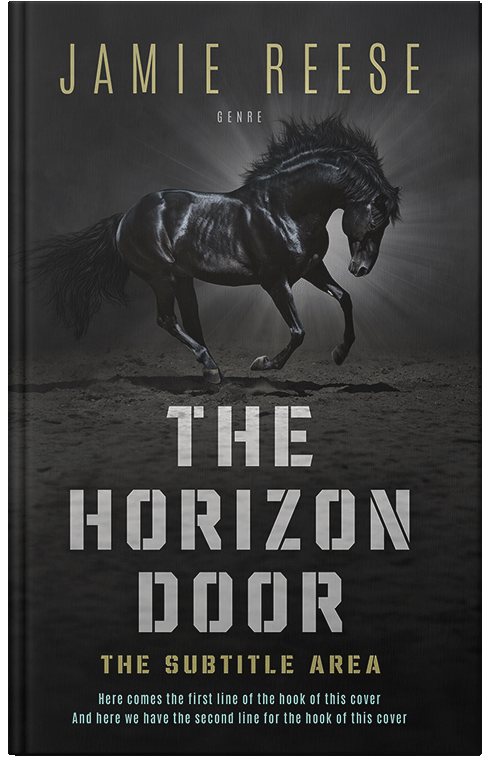 Front view of Tuatara #29772 - Premade Western Book Cover