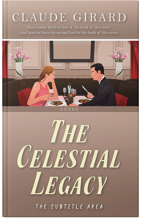 Front view of Premade Romance Book Cover - Sandrift