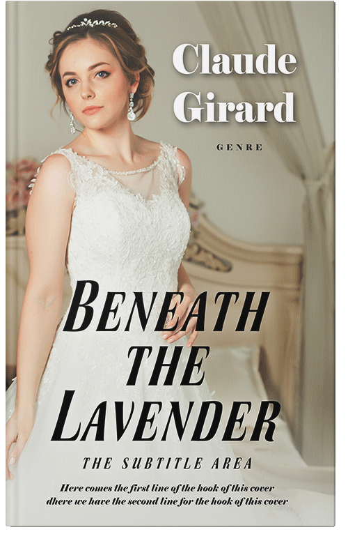 Front view of Heathered Gray #29783 - Premade Romance Book Cover