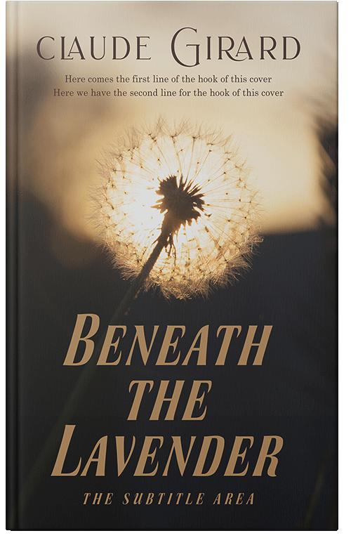 Front view of Pavlova #29794 - Premade Nature Book Cover