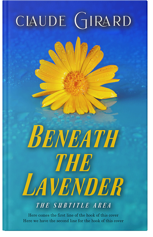 Front view of Eastern Blue #29797 - Premade Health & Mind & Body Book Cover