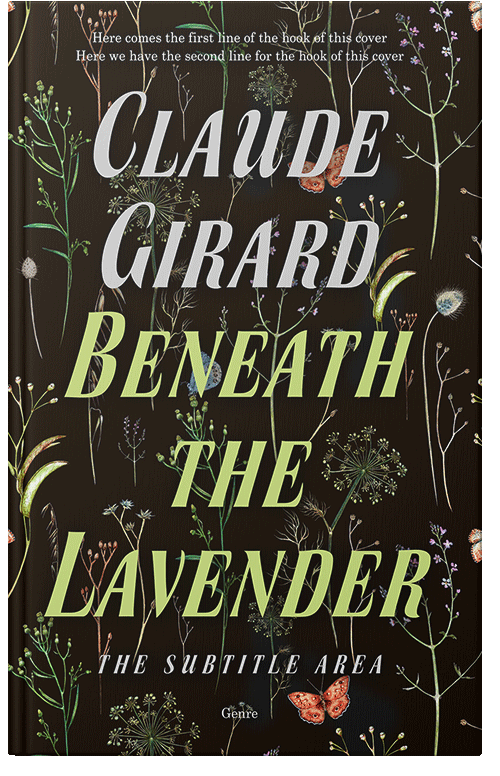 Front view of Pine Glade #29800 - Premade Literary Fiction Book Cover